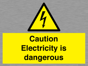 WE16547: Caution Electricity is dangerous