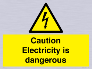 WE16547: Caution Electricity is dangerous