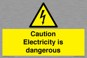 WE16547: Caution Electricity is dangerous