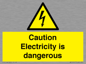 WE16547: Caution Electricity is dangerous
