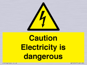WE16547: Caution Electricity is dangerous
