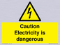 WE16547: Caution Electricity is dangerous