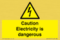 WE16547: Caution Electricity is dangerous