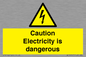 WE16547: Caution Electricity is dangerous