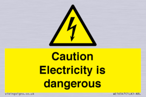 WE16547: Caution Electricity is dangerous