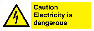 WE16547: Caution Electricity is dangerous