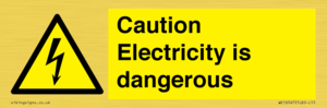 WE16547: Caution Electricity is dangerous