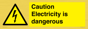 WE16547: Caution Electricity is dangerous