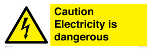 WE16547: Caution Electricity is dangerous