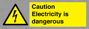 WE16547: Caution Electricity is dangerous