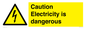 WE16547: Caution Electricity is dangerous