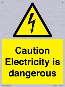 WE16547: Caution Electricity is dangerous