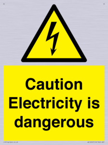 WE16547: Caution Electricity is dangerous