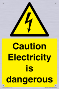 WE16547: Caution Electricity is dangerous