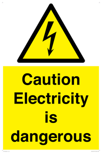 WE16547: Caution Electricity is dangerous