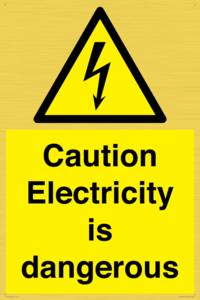 WE16547: Caution Electricity is dangerous