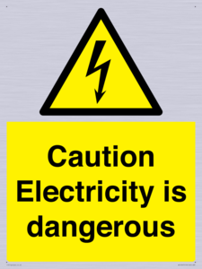 WE16547: Caution Electricity is dangerous
