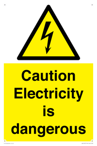 WE16547: Caution Electricity is dangerous