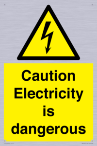 WE16547: Caution Electricity is dangerous