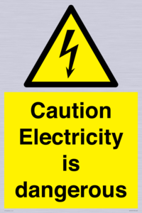 WE16547: Caution Electricity is dangerous