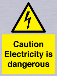 WE16547: Caution Electricity is dangerous