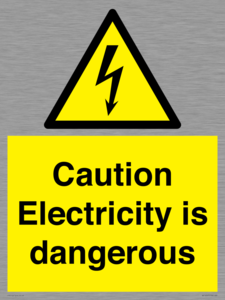 WE16547: Caution Electricity is dangerous