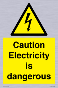 WE16547: Caution Electricity is dangerous