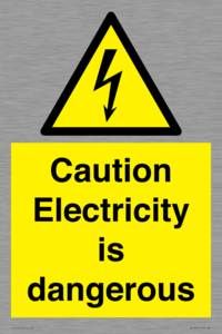 WE16547: Caution Electricity is dangerous