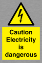 WE16547: Caution Electricity is dangerous