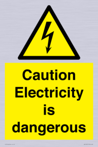WE16547: Caution Electricity is dangerous