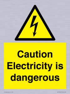 WE16547: Caution Electricity is dangerous