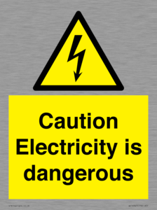WE16547: Caution Electricity is dangerous