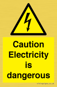 WE16547: Caution Electricity is dangerous