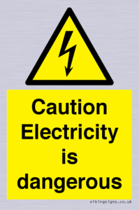 WE16547: Caution Electricity is dangerous