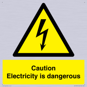 WE16547: Caution Electricity is dangerous