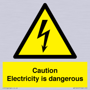 WE16547: Caution Electricity is dangerous