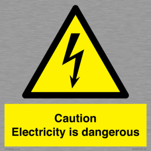 WE16547: Caution Electricity is dangerous