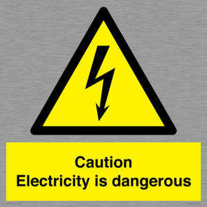WE16547: Caution Electricity is dangerous