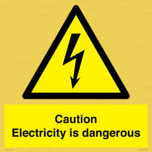 WE16547: Caution Electricity is dangerous