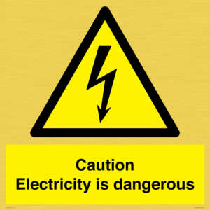 WE16547: Caution Electricity is dangerous