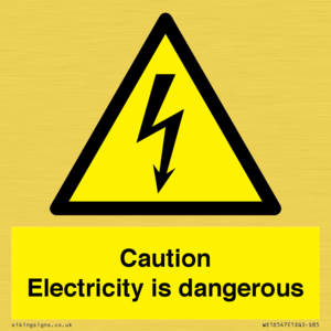 WE16547: Caution Electricity is dangerous