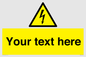 WE3009: Custom electrical warning sign