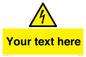 WE3009: Custom electrical warning sign