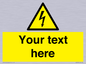 WE3009: Custom electrical warning sign