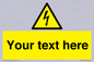 WE3009: Custom electrical warning sign