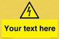 WE3009: Custom electrical warning sign