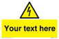 WE3009: Custom electrical warning sign