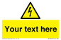 WE3009: Custom electrical warning sign