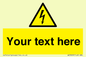 WE3009: Custom electrical warning sign