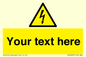 WE3009: Custom electrical warning sign